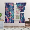 thumbnail image 3 of Mermaid Scales Blackout Curtains for Kid Girls Boys Bedroom, Magical Fish Scale Fantasy Mermaid Rod Pocket Window Drapes for Bedroom Living Room, W42 x L63 Inch, 3 of 6