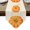 Orange, variant on Orange Pumpkins Fall Table Runner Linen Burlap Table Runner 72 Inches Long Thanksgiving Autumn Striped Dresser Scarves for Kitchen Island Coffee Dining Room Party Wedding Holiday Decoration 18"x72"