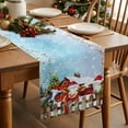 thumbnail image 3 of Table Runner Dresser Scarves 60 Inch Long,Winter Farmhouse Cow Linen Dining Table Runners, 3 of 9