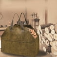 thumbnail image 3 of COOPHYA 1Set Log Carrying Bag Mud Color Firewood Storage Home Use Adults, 3 of 8