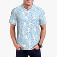 thumbnail image 1 of Balery Rabbit And Bird Camisa Polo de Hombre con Estampado, de Manga Corta y Tejido Medio, Camisa Tipo Golf Polo-X-Large, 1 of 6