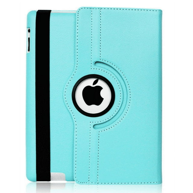 For iPad Air 1/2 Cover 9.7 Tablet Cases 7th/8th/9th Generation 10.2 Funda 360 Degree Rotating Leather Smart Shell Blue iPad pro 11