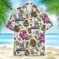 thumbnail image 5 of Camisa hawaiana divertida para hombre, sudadera playera con estampado de gato y música en 3D, camisa de manga corta de diseñador callejero, ropa para hombre de alta calidad, 5 of 5