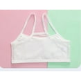 thumbnail image 2 of Girls' Training Bras Thin Cotton Breathable Molded Microfiber No Wire Teen Bra Teens 7-13 Years, 2 of 5