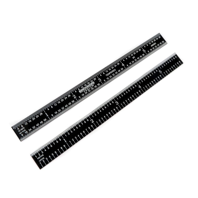 Regla flexible para maquinista de acero inoxidable de 15 cm Benchmark Tools