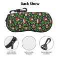 thumbnail image 4 of Picia Cute Hedgehogs Cactus Blue Print Sunglasses Case, Eyeglasses Case Protector Large Glasses Case, Key Lock Case Protective Glasses Holder Eyeglasses Cases, 4 of 8