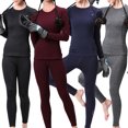 thumbnail image 1 of 2 uds ropa interior térmica de invierno para mujer forro polar grueso cálido O, 1 of 7