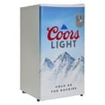 thumbnail image 1 of Coors Light 3.2 cu.ft Compact Fridge with Built-in Bottle Opener, Mini Beverage Cooler, White, 1 of 9