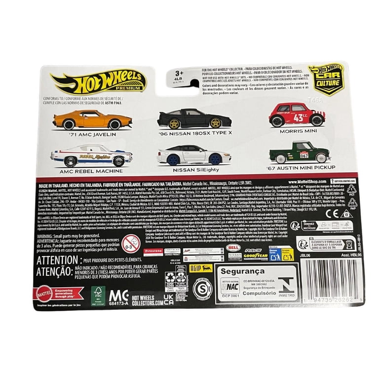 Hot Wheels Premium Car Culture 2 Pack 1:64 Scale, AMC Javelin and