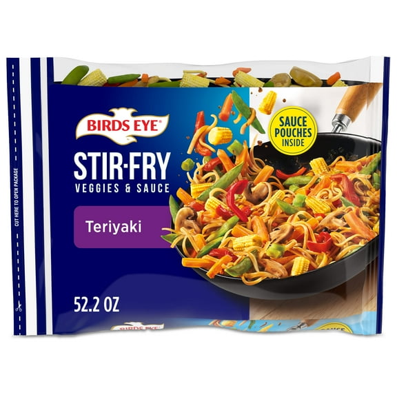 Birds Eye Teriyaki Frozen Stir Fry Veggies and Sauce, Frozen Vegetables, 52.2 oz. Bag