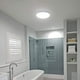 thumbnail image 3 of Lámpara de techo LED de larga duración, resistente al agua, con mando a distancia para baño y comedor (diámetro de 30 cm), 3 of 8
