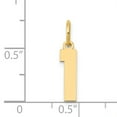 thumbnail image 2 of Beautiful 14k Small Polished Number 1 Charm, 2 of 2