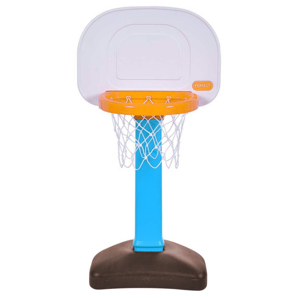 Gymax Basketball Set Basketball Hoop Toy Height Adjustable Backboard With Base Blue by Gymax