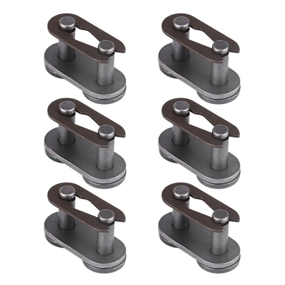 5 Sets 415 Chain Master Link 2-Stroke Motorized Bike Gas Engine Parts for Heavy Duty Bicycle