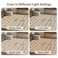 thumbnail image 7 of ODIKA 5'x7' Beige Natural Geometric Washable Area Rug Southwestern Boho Arrow Diamond Motif Symbols Ethnic Decorative for Small Living Room, Bedroom, Easy Care, Non-Shedding, Pet Friendly, 7 of 7