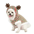 thumbnail image 4 of Blueek Medium and Large Dogs Christmas Pet Clothes Costumes Elk Striped Warm Cat Pet Clothes, 4 of 9