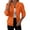 Orange, variant on Womens Cardigans Long Sleeve Hooded Jacket Zipper Casual Loose Knit Solid Cardigan Blouse Hoodies Sweatshirt With Pocket Blue M,Coats for Women