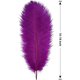 thumbnail image 2 of XmhyTop 12 plumas de avestruz rosas naturales a granel de 16 a 18 pulgadas, 40 a 45 cm, para centros de mesa de bodas, fiestas, Pascuas, Gatsby y decoración del hogar, plumas de avestruz, 2 of 5