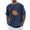 Z-01-Navy, variant on IWRICH Walk for Peace Monks Journey T-Shirt for Men White Long Sleeve Tshirts Crew Neck Oversize Big and Tall Tops Yellow XL