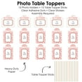 thumbnail image 5 of Big Dot of Happiness 30th Pink Rose Gold Birthday Party Picture Centerpiece Photo Table Toppers 15 Pc, 5 of 7