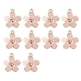 thumbnail image 1 of Sonducket 1 Juego de conector de pendiente de abalorio de flor, accesorios artesanales, colgante de collar de cinco pétalos de flores para mujeres, Ropa, zapatos y accesorios Miscelánea Rosado Sonducket AP009897-01B, 1 of 6