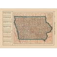thumbnail image 2 of Reynold 32x24 White Modern Wood Framed Museum Art Print Titled - Iowa - Reynold 1921, 2 of 4
