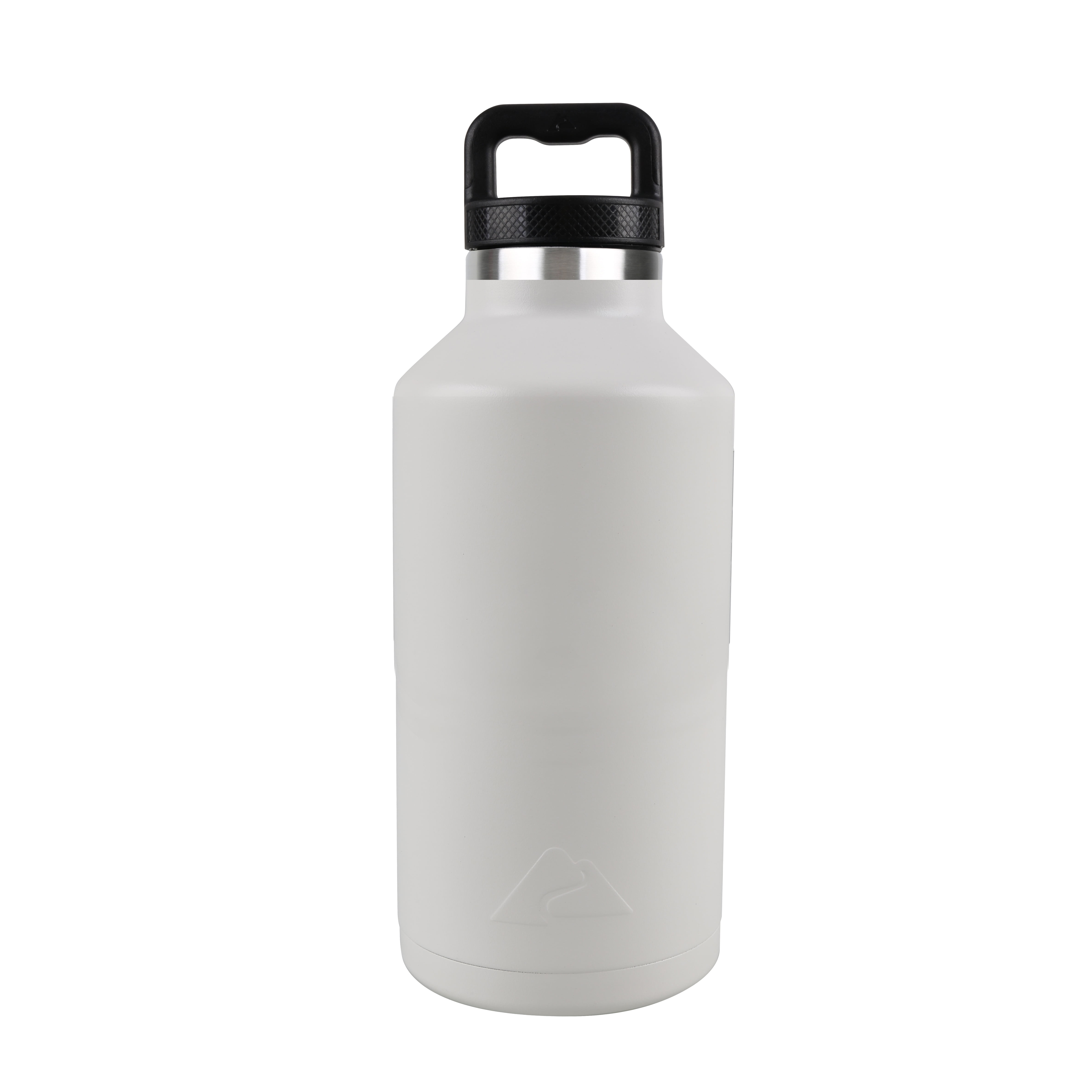 Ozark Trail 64 oz Double-wall Vacuum-sealed Stainless Steel Water Bottle, White