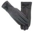 thumbnail image 2 of ShomPort Winter Gloves Woman Warm Fuzzy Gloves Thermal Outdoor Windproof Touchscreen Gloves, 2 of 3