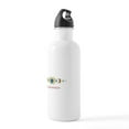 thumbnail image 3 of CafePress - Scandinavian Floral Border Water Bottle - Stainless Steel Water Bottle, Sports Bottle, 1.0L, 3 of 5