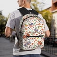 thumbnail image 7 of Fotbe BBQ Party1 Lightweight Casual Laptop Backpack for Men and Women, Daily use Waterproof backpack, Backpack for College, 7 of 7