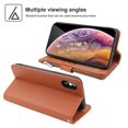 thumbnail image 5 of Funda tipo cartera para iPhone X/XS con cordón y tarjetero de piel sintética, 5 of 5