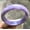 56-58mm, variant on Real Natural Ice purple Myanmar Jade jadeite Emerald bracelets bangle