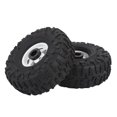 thumbnail image 1 of Rubber RC Crawler Tire Set, Metal Hex Hub Wheel Rims, Improved Traction Shock Absorption for 1.9 Inch RC Tire, 1 of 7