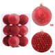 thumbnail image 2 of Adornos de Navidad para árboles, 12 piezas, irrompibles, varios estilos, rojo, 2 of 8