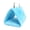 Blue, variant on Triangle Cotton Bird Nest for Cage,Warm Hanging Bed for Small Birds,Easy No Tool Installation