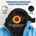 thumbnail image 5 of Kids Toddler Snow Suit One Piece for Boys Girls Lightweight Insulated Ski Suit Windproof Hooded Snowsuit Baby Jumpsuit, 5 of 7