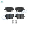 thumbnail image 5 of Set of 8 Rear 320mm Drilled Slotted Brake Disc Rotors-Ceramic Brake Pad Kit-Wheel Hub Bearing Assembly For 2005-2008 Dodge Magnum Rear D1057 7964, 5 of 10