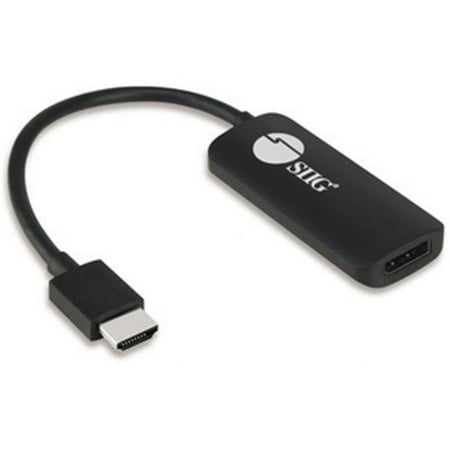UPC: 0662774044354 | Siig CB-H21811-S1 HDMI to DisplayPort 1.2 4K 60Hz Converter Adapter
