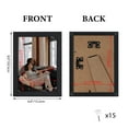 thumbnail image 7 of 5x7 Picture Frames Set of 15,Multi Black 5 by 7 Photo Frame for Wall or Tabletop Display, 7 of 7