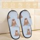 thumbnail image 2 of Balery Playful Walrus Wonders Pantuflas de Casa de Felpa Silenciosas con Diseño Estampado, Zapatillas Cómodas Antideslizantes de Algodón para Interior-Medium, 2 of 8
