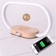 thumbnail image 2 of Luz De Noche Con Puerto Usb, Luz De Dormitorio Con Cargador Inalámbrico Rápido De 10w, Luz De Noche Con Reloj, Luz De Mesita De Noche, Luz Táctil De Dormitorio., 2 of 4