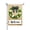 Color 9, variant on Amhnf Linen Garden Flag With Floral Wreath And Welcome Sign For Home Outdoor Garden Yard Decor 12x18 inch