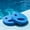 Light Blue, variant on 2 Pieces Water Exercise Discs, Handhelds Round Water Floats Disc, Eva Foam Water Hand Discs, Water Aerobic Equipment Hand Held Swim Disc, for Pool Exercise Resistance Water Weights