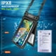 thumbnail image 5 of Funda impermeable para teléfono Niveaya Double Space, paquete de 2, IPX8, 5 of 6