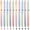 10 PCS, variant on 5PCS Rainbow Minimalist Press Type Quick Drying Carbon Gel Pens Set, Quick-Drying Ink, Cute Pastel Aesthetic Smooth Writing Pen for Women Gifts