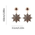 thumbnail image 3 of Halloween Earrings for Women Men - Spider Web Stud Earrings Gothic Halloween Themed Jewelry Accessories for Party Favors and Holiday Celebration, 3 of 9