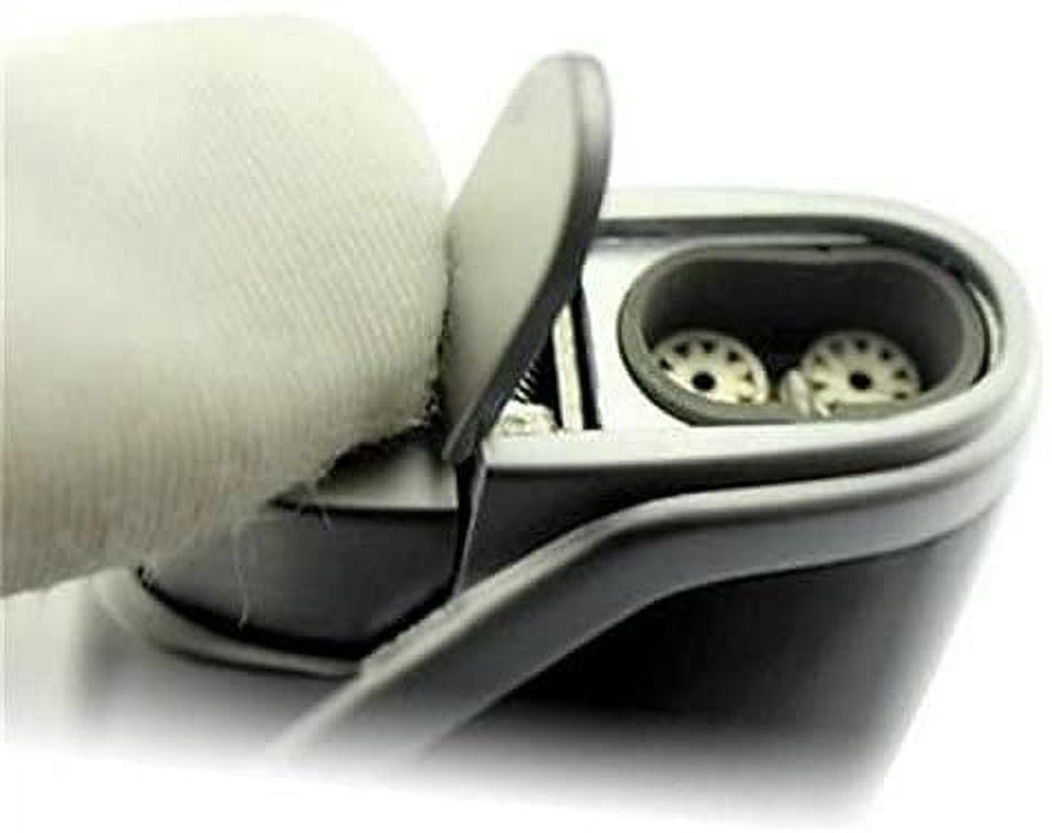 Piioket Windproof Double Twin Nozzles Jet Flame Butane Gas Cigar Cigarette Lighter - Gray