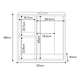 thumbnail image 4 of MOBI Mueble de Baño Flotante Mendoza – 1 Puerta 3 Entrepaños Color Blanco, 4 of 4