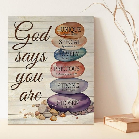 Inspirational Bible Verse Art Christian Scripture Decor Home Decor, 8x12 UNFRAMED