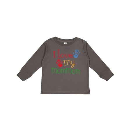 

Inktastic I Love My MomMom Boys or Girls Long Sleeve Toddler T-Shirt